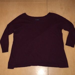 Small Maroon American Eagle sweater